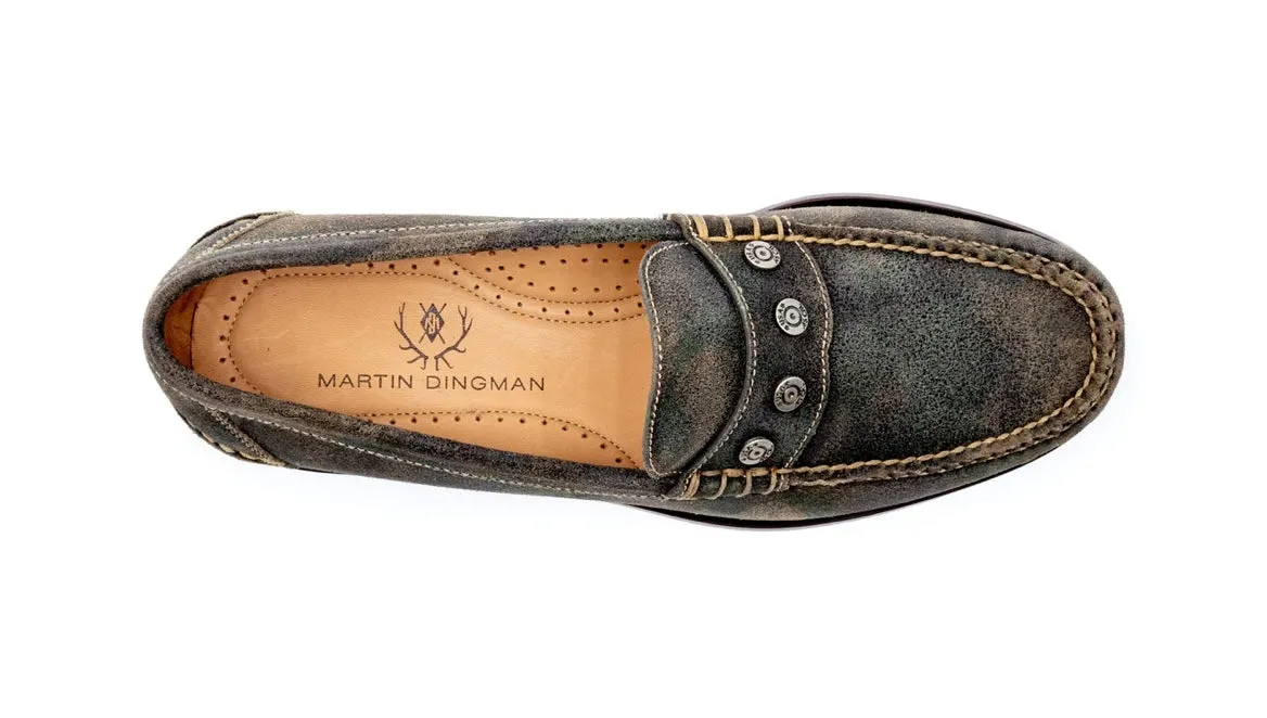 2nd Amendment Suede Penny Loafers (Camo)