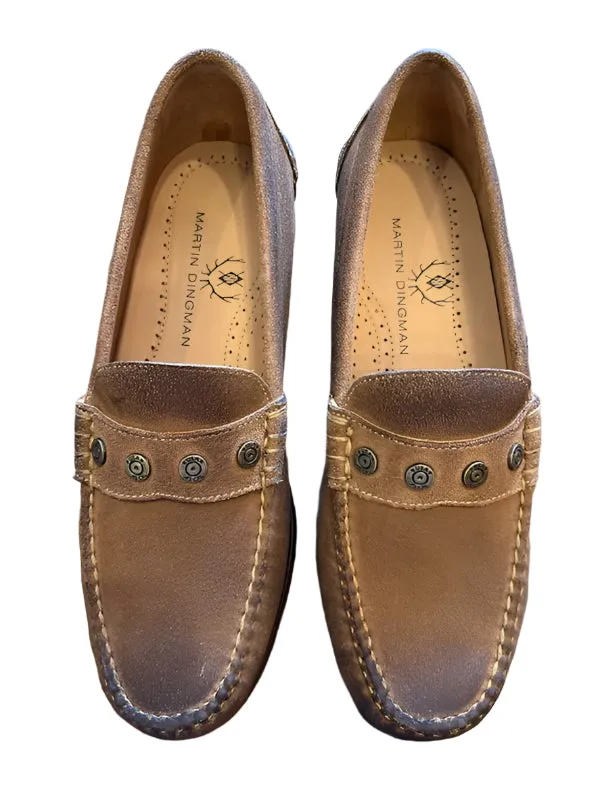 2nd Amendment Suede Penny Loafers (Tobacco)