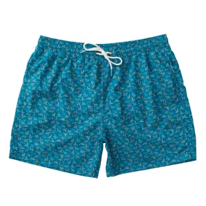 6” Print Sailport Swim Short (Sail Blue)