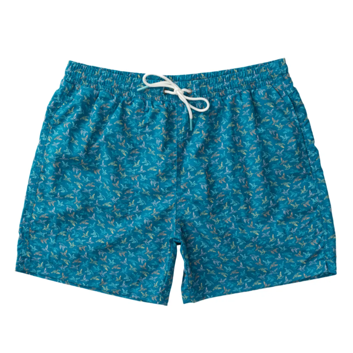 6” Print Sailport Swim Short (Sail Blue)