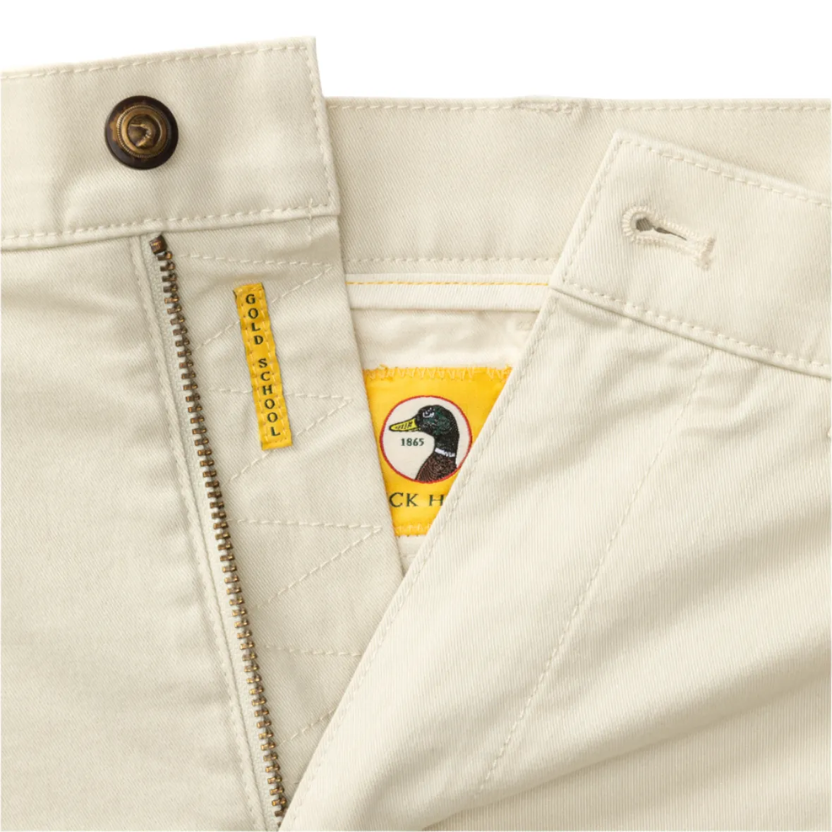 7” Gold School Chino Short (Stone Gold Patch)