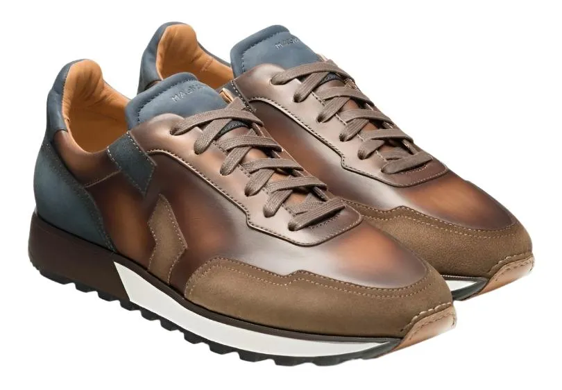 Aero Sneaker (Navy/Brown)