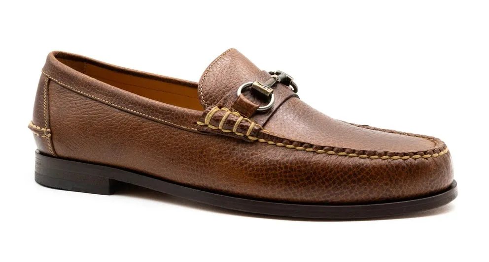 All American Water Buffalo Horse Bit Loafers (Oak)