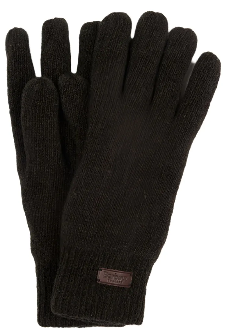 Barbour Carlton Knitted Gloves (Dark Olive)