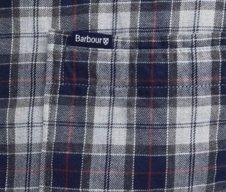 Barbour Lanark Tartan Tailored Shirt (Blue Granite)