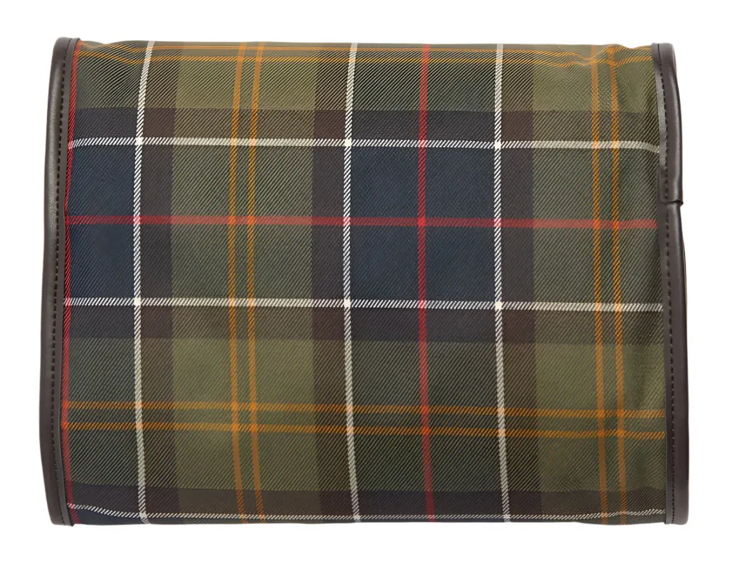 Barbour Tartan Hanging Washbag