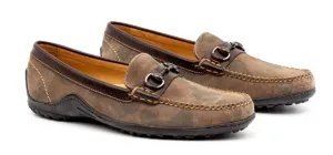 Bill Suede Horse Bit Loafers (Camo)