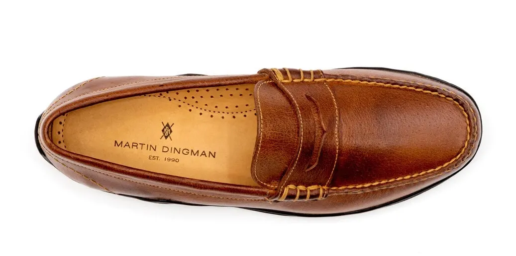 Bill Water Buffalo Penny Loafers (Burnt Cedar)