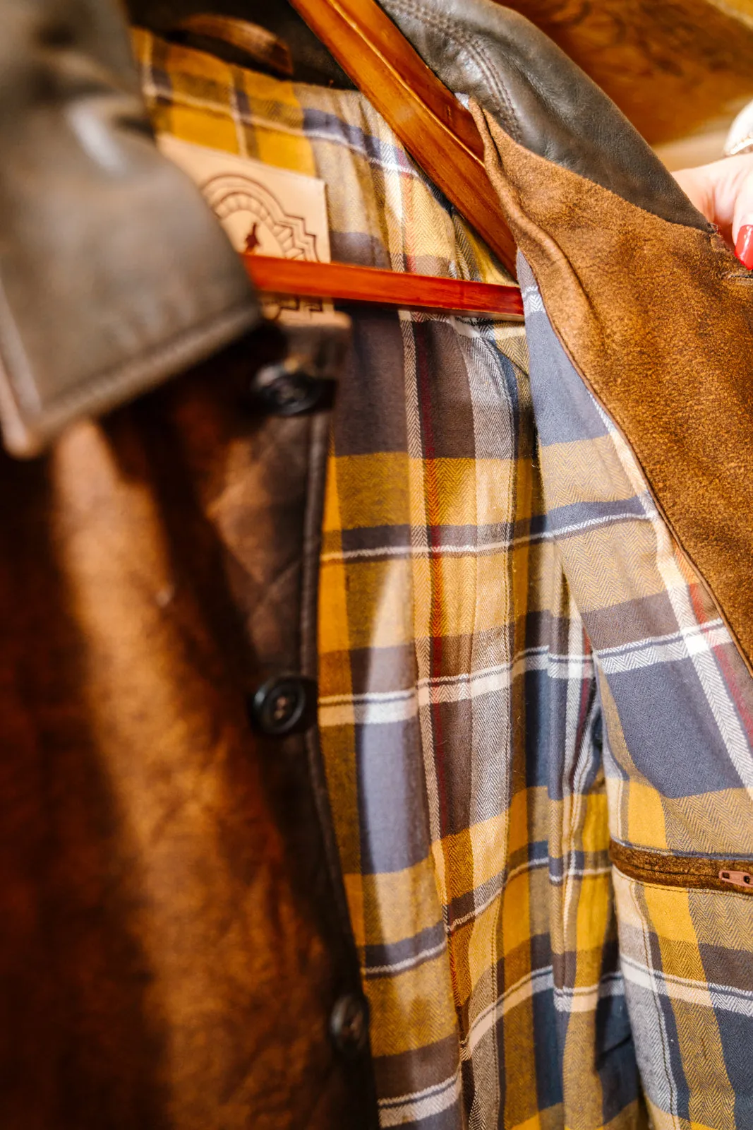 Burnt Chocolate Quilted Leather Blazer