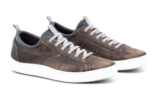 Cameron Pebble Grain Sneakers (Old Clay)