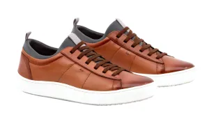 Cameron Sheep Skin Sneakers (Whiskey)