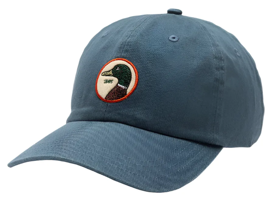Circle Patch Twill Hat (Lake Blue)