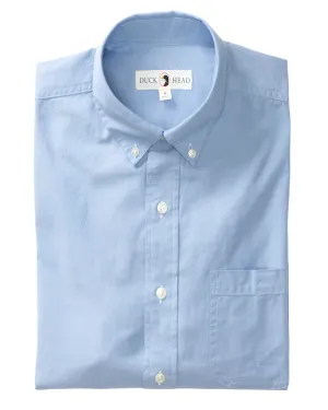 Cotton Oxford Sport Shirt (Morris Solid - Blue)