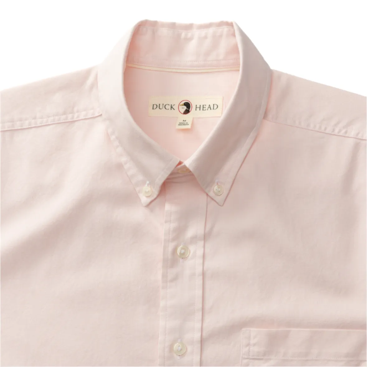 Cotton Oxford Sport Shirt (Morris Solid - Pastel Pink)