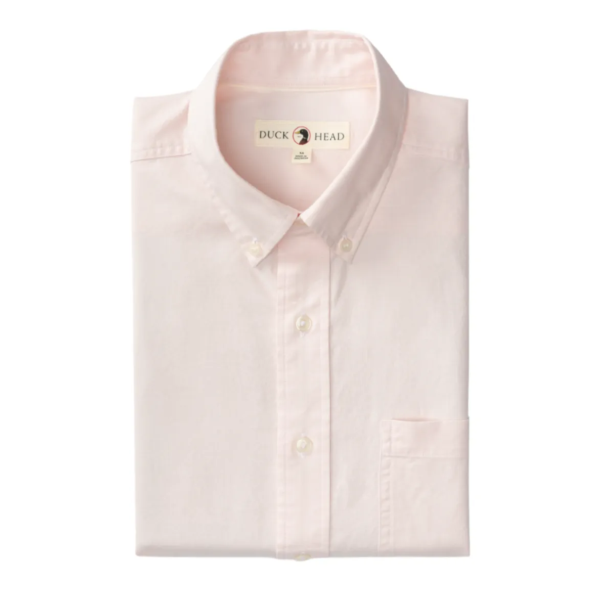 Cotton Oxford Sport Shirt (Morris Solid - Pastel Pink)
