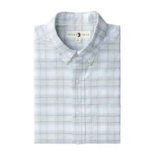 Cotton Oxford Sport Shirt (Raney Plaid - Light Blue)