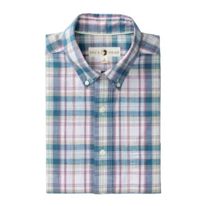 Cotton Slub Sport Shirt (Owens Plaid - Shadow Blue)