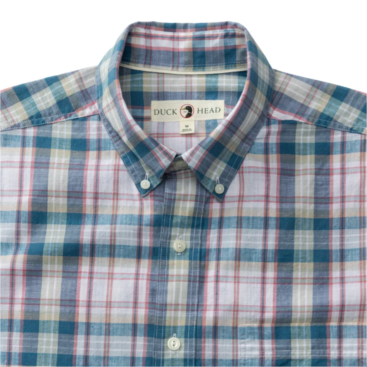Cotton Slub Sport Shirt (Owens Plaid - Shadow Blue)