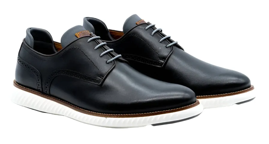 Countryaire Saddle Leather Plain Toe (Black)