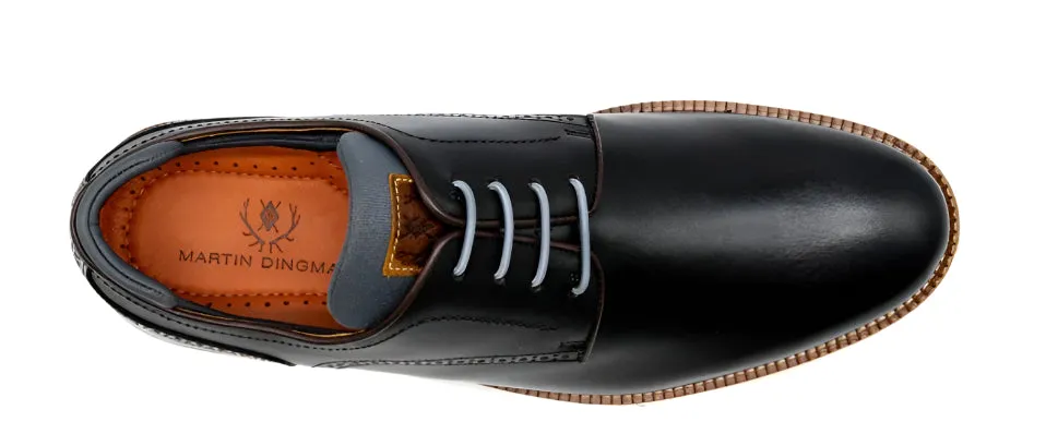Countryaire Saddle Leather Plain Toe (Black)