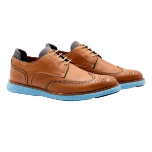 Countryaire Saddle Leather Wingtip (Saddle Tan)