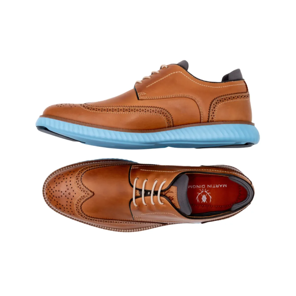 Countryaire Saddle Leather Wingtip (Saddle Tan)