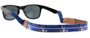 Crossed Clubs Sunglass Strap (Classic Navy)