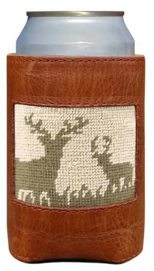 Deer Hunting Can Cooler (Light Khaki)