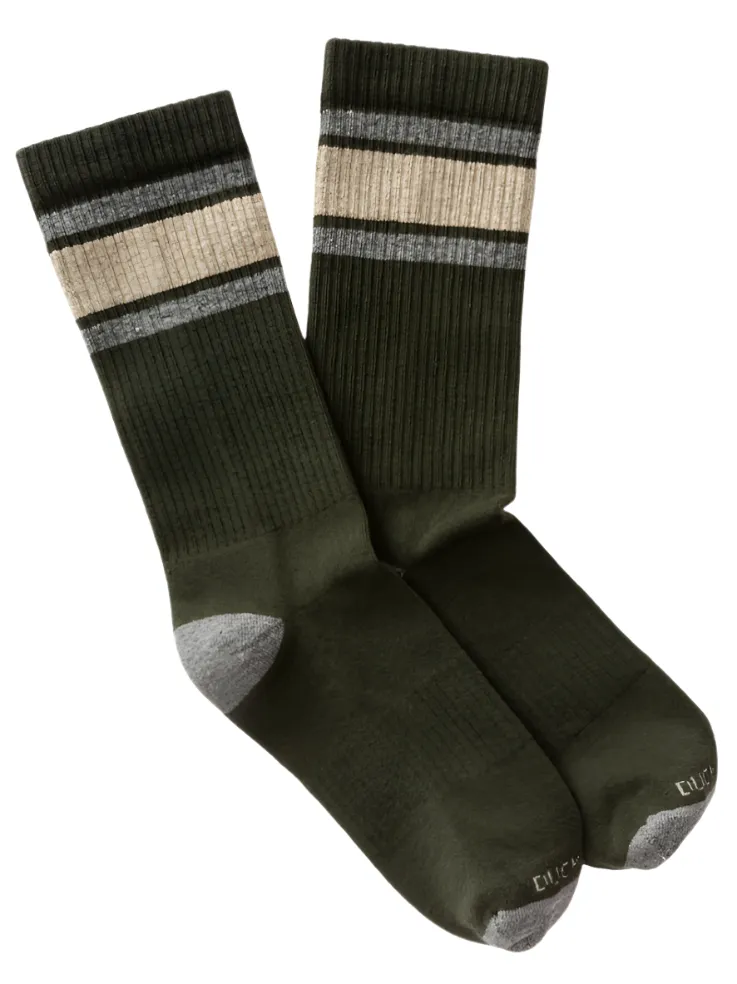 DH Striped Socks (Olive)