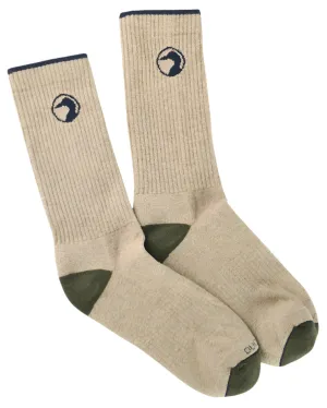 Duck Head Logo Socks (Stone)
