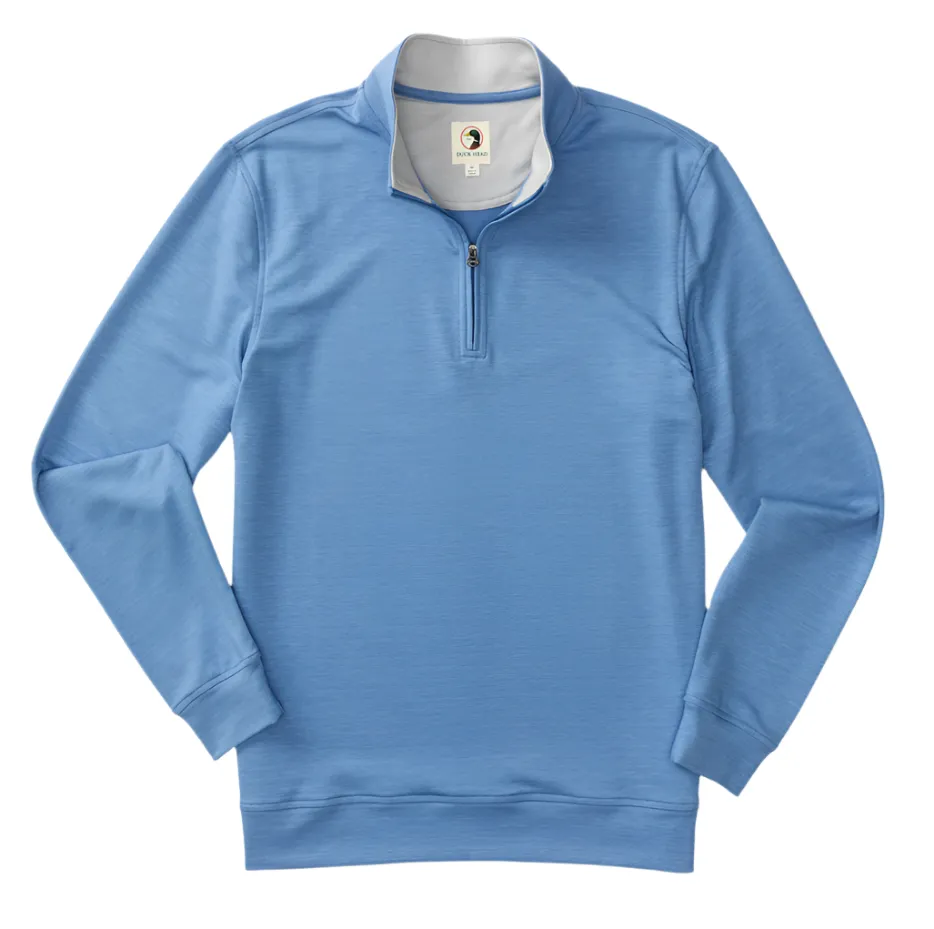 Dunmore Performance ¼ Zip Pullover (Lake Blue Heather)
