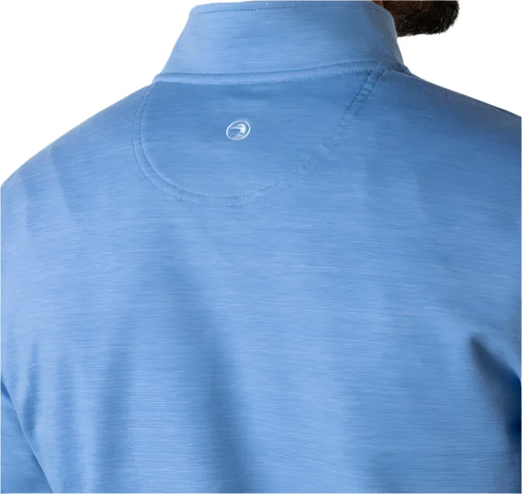 Dunmore Performance ¼ Zip Pullover (Lake Blue Heather)