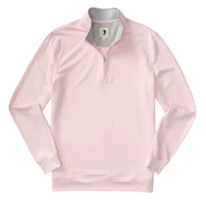 Dunmore Performance ¼ Zip Pullover (Pastel Pink)