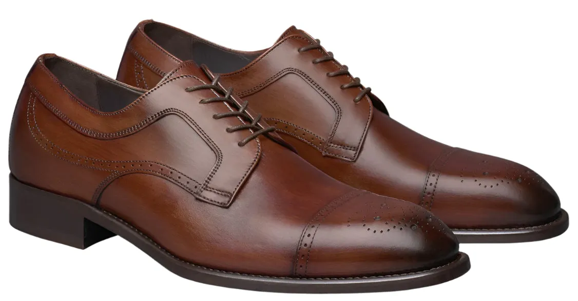 Ellsworth Cap Toe (Brown Italian Calfskin)