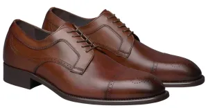 Ellsworth Cap Toe (Brown Italian Calfskin)