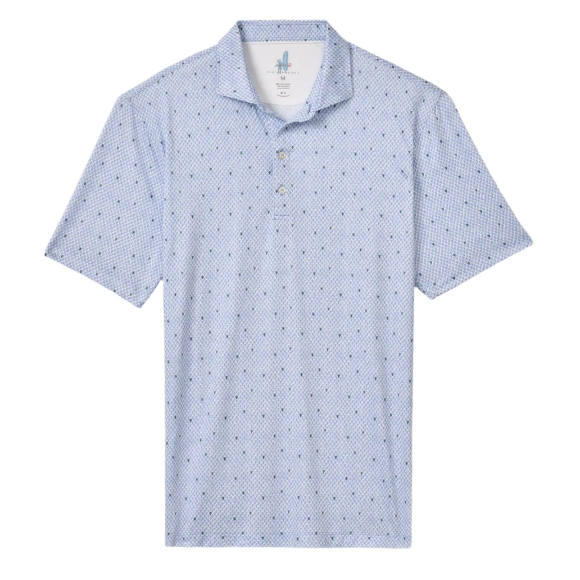 Featherweight Performance Polo - Fernando Print (Seychelles)