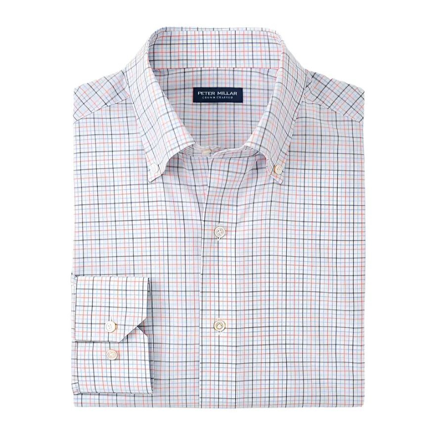Getz Performance Poplin Sport Shirt (Navy)