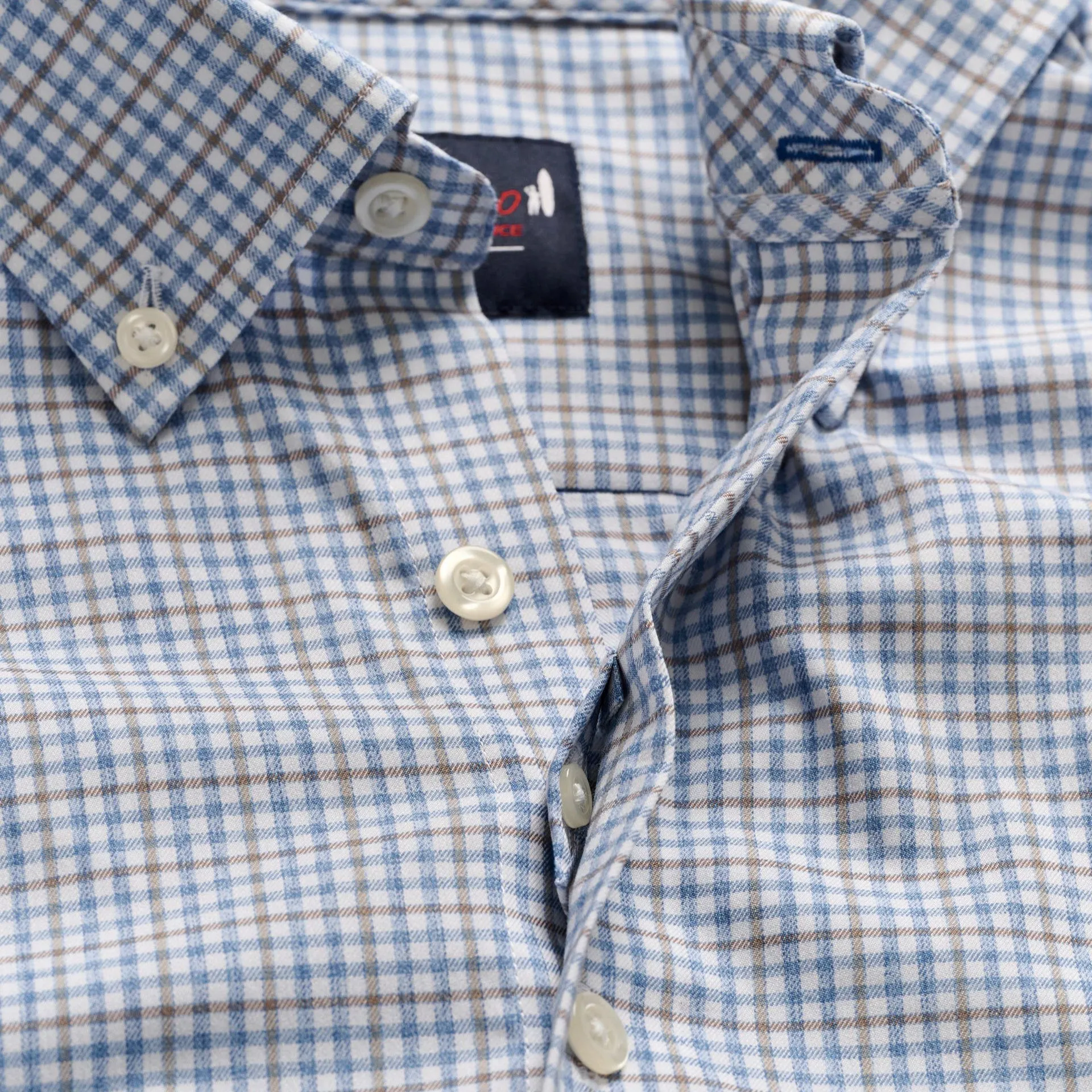 Koby Performance Button Up Shirt (Navy)