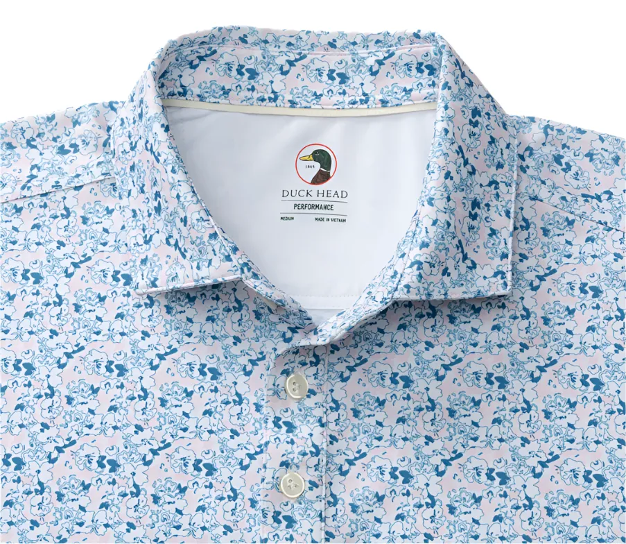 Long Drive Performance Polo (Pastel Pink)
