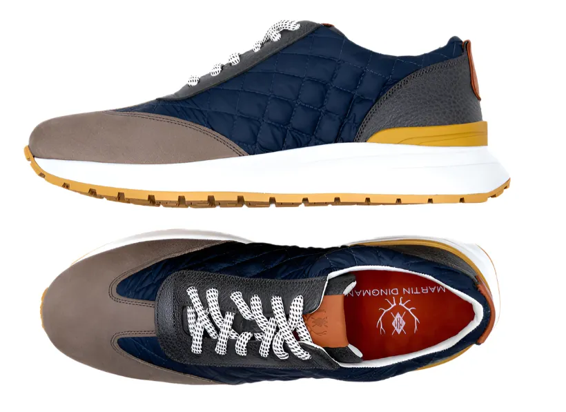 Marathon Lightweight Nylon Sneakers (Navy)