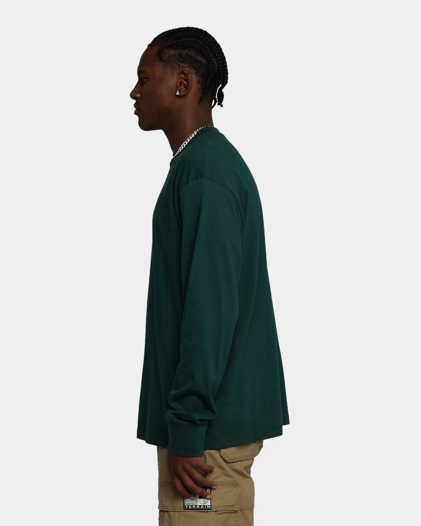 MNML Every Day Long Sleeve T-Shirt Green