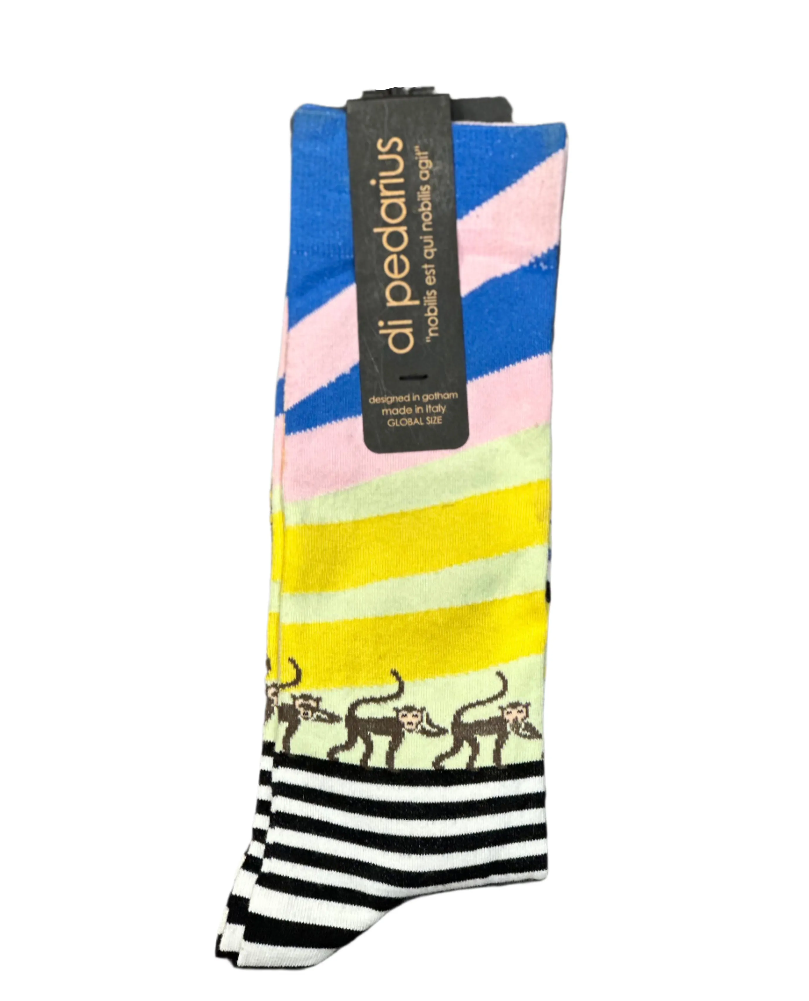 Monkey Stripe Socks