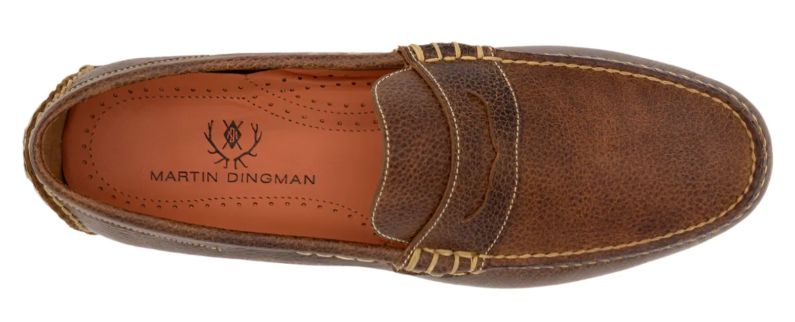 Monte Carlo Water Buffalo Penny Driving Loafers (Oak)