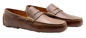 Monte Carlo Water Buffalo Penny Driving Loafers (Oak)