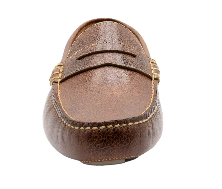 Monte Carlo Water Buffalo Penny Driving Loafers (Oak)
