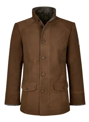 Moore Leather Jacket (Walnut)