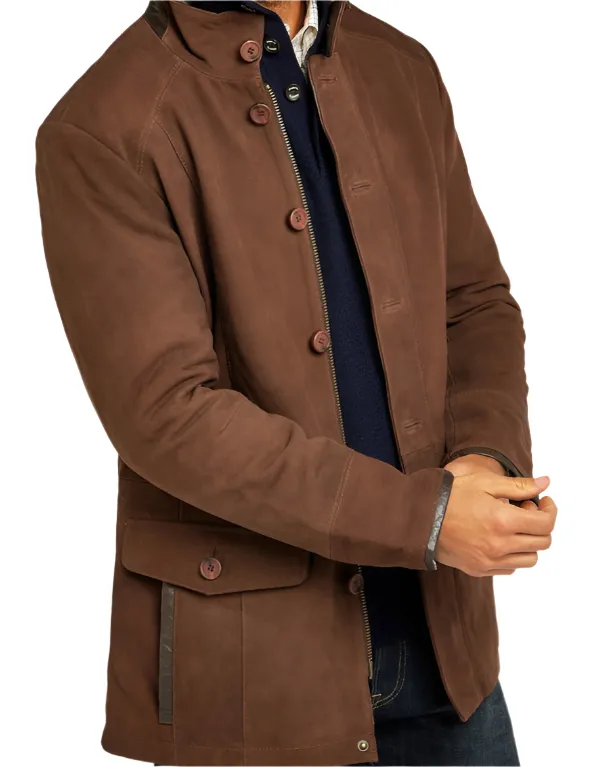 Moore Leather Jacket (Walnut)