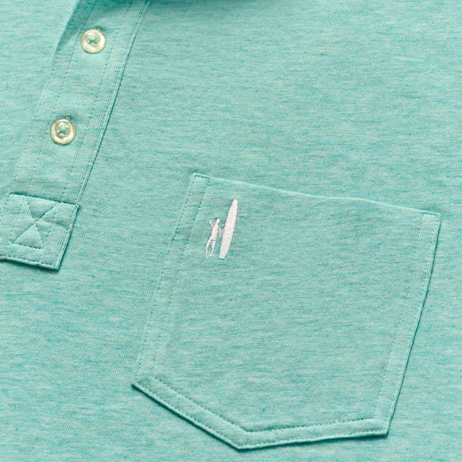 Original 4-Button Polo - Heathered 2.0 (Infinity)