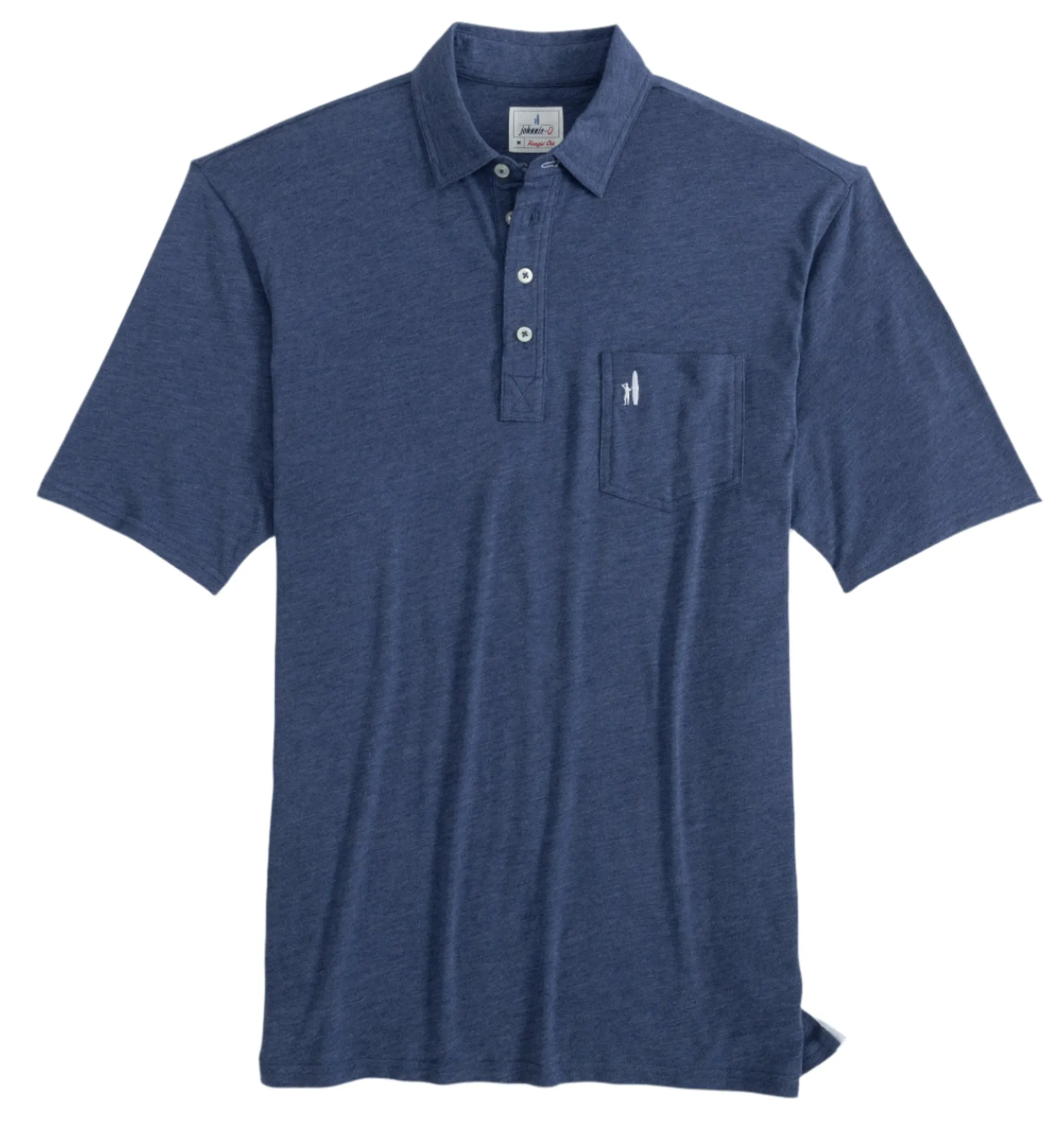Original 4-Button Polo - Heathered 2.0 (Oceanside)