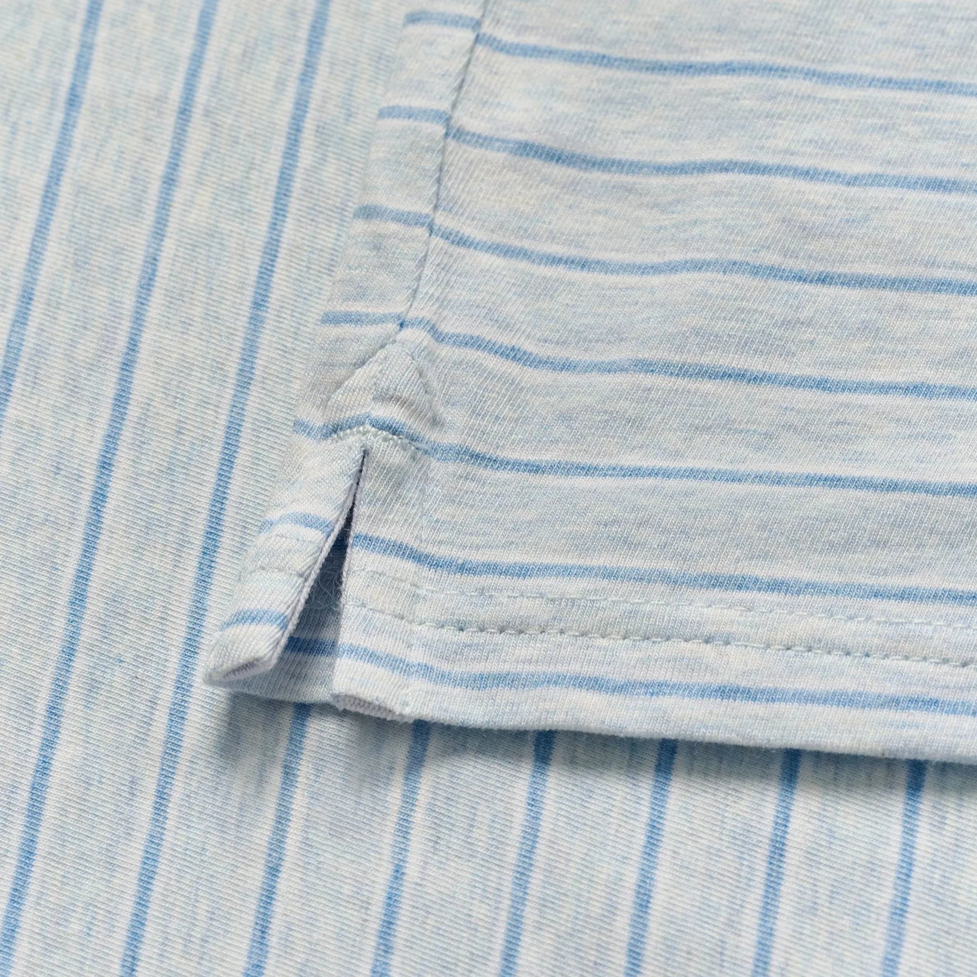 Original 4-Button Polo - Matthis Stripe (Air)